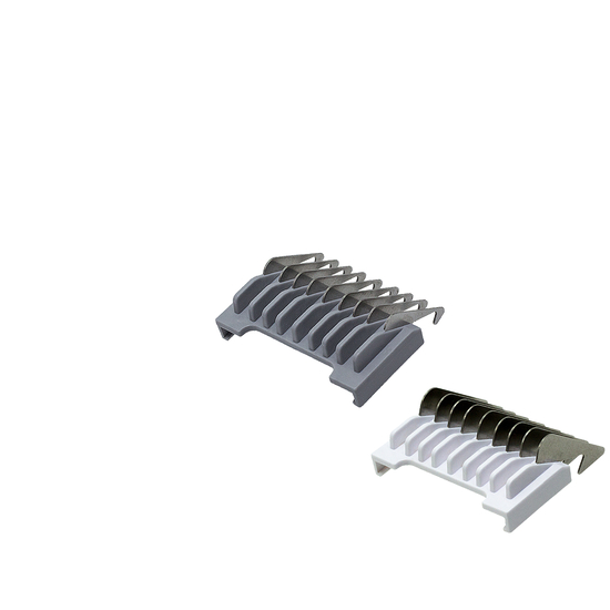 Stainless steel slide-on attachment combs